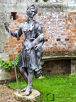 Shepherdess statue