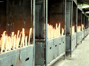 Lourdes candles